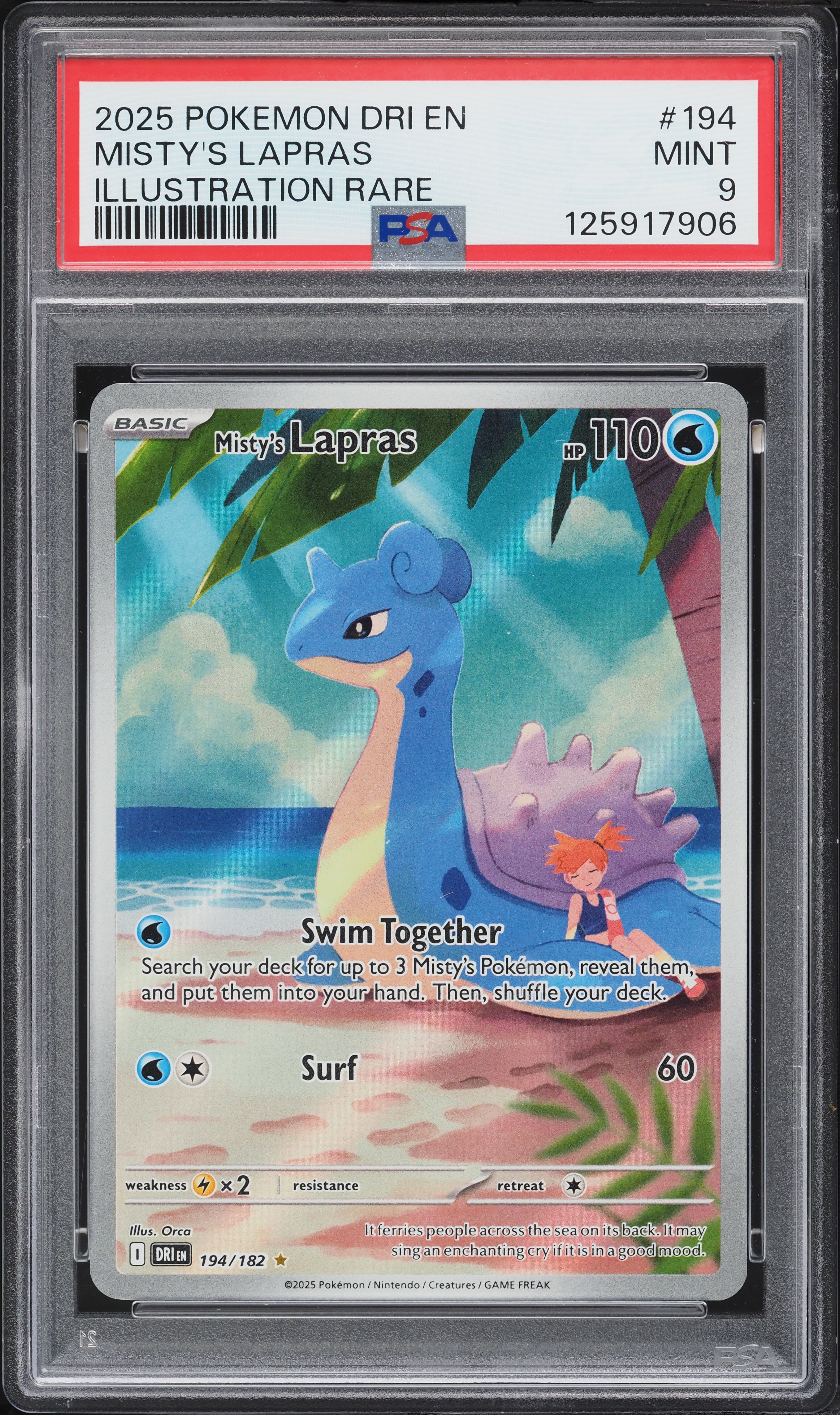 Misty's Lapras