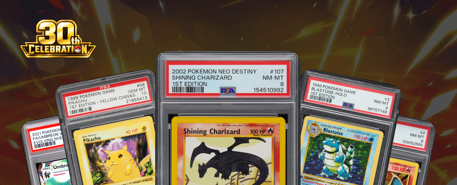 Pokemon Cards 30 Year Anniversary